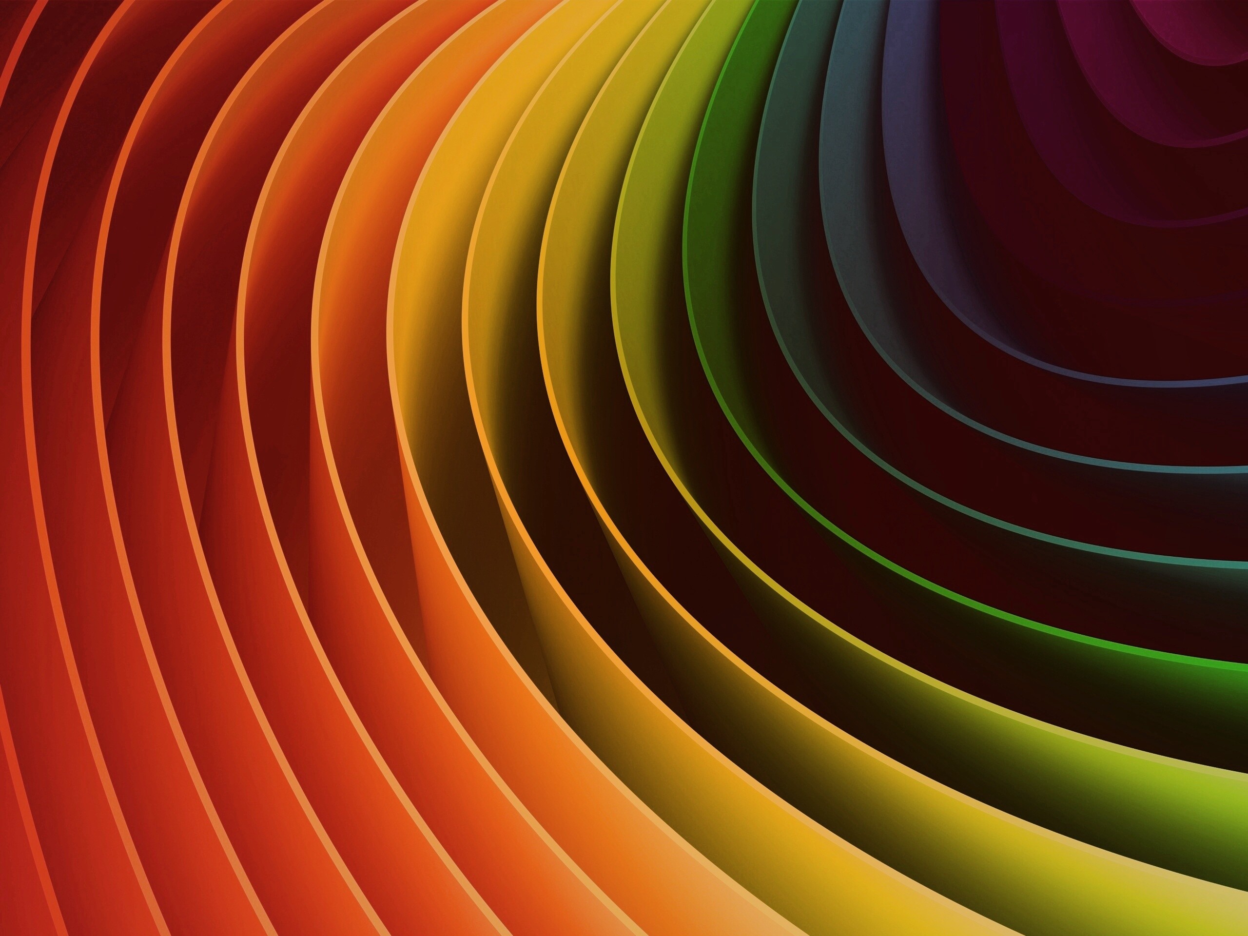 Радуга может быть такой обои