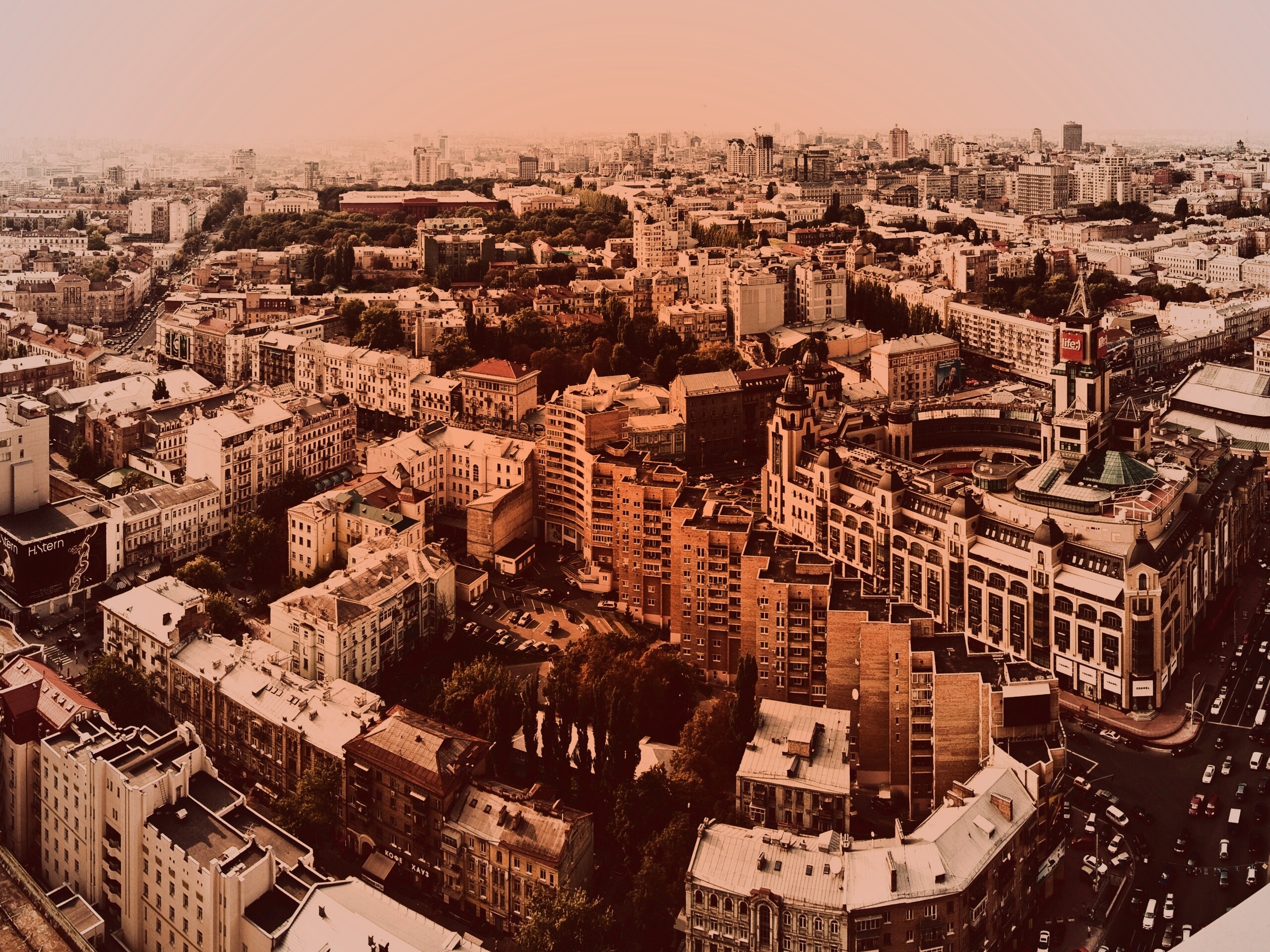 Киевская панорама обои