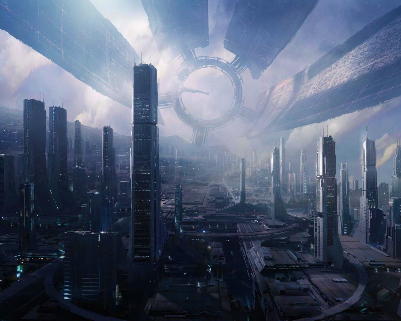 Цитадель из Mass Effect обои