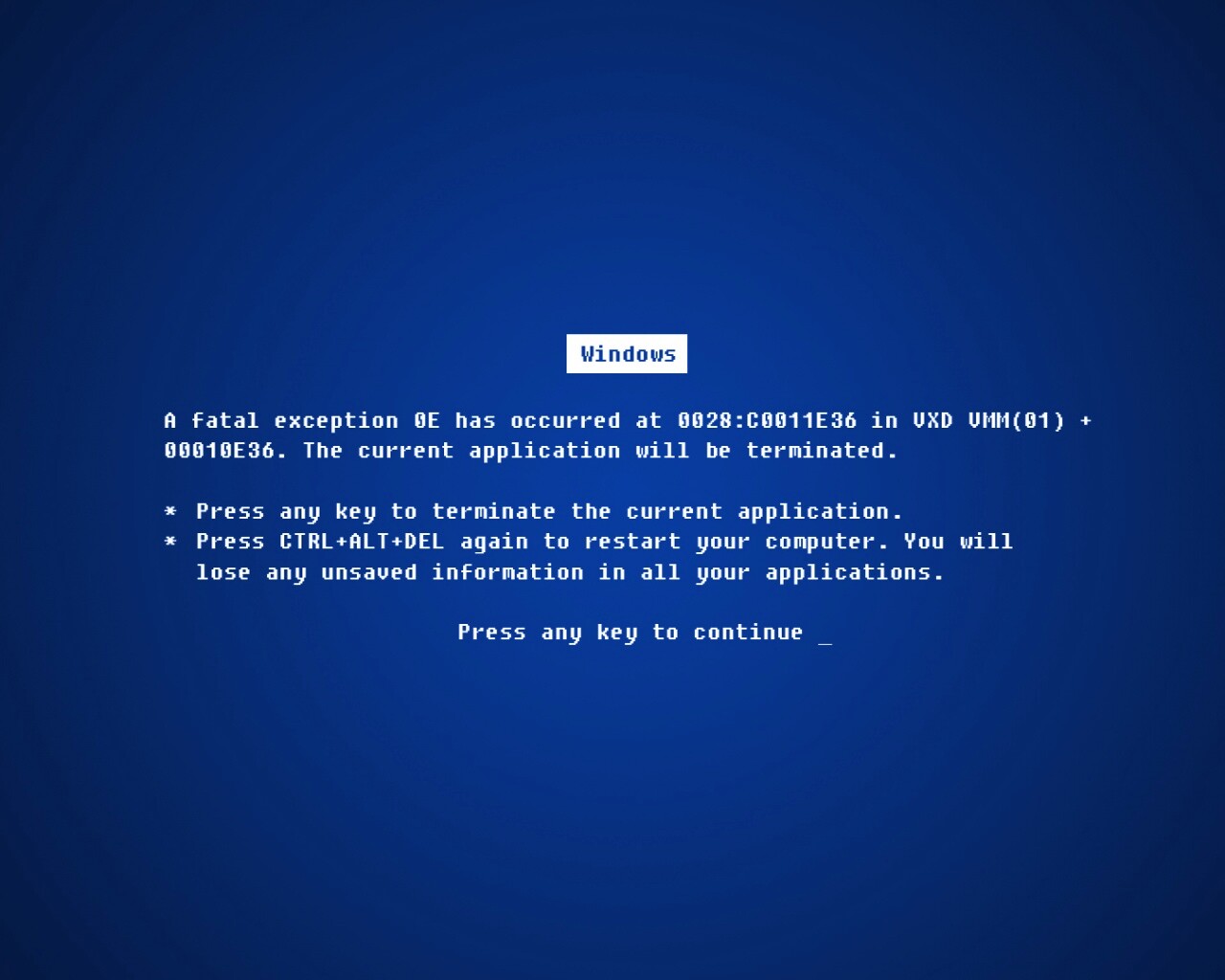 BSOD обои