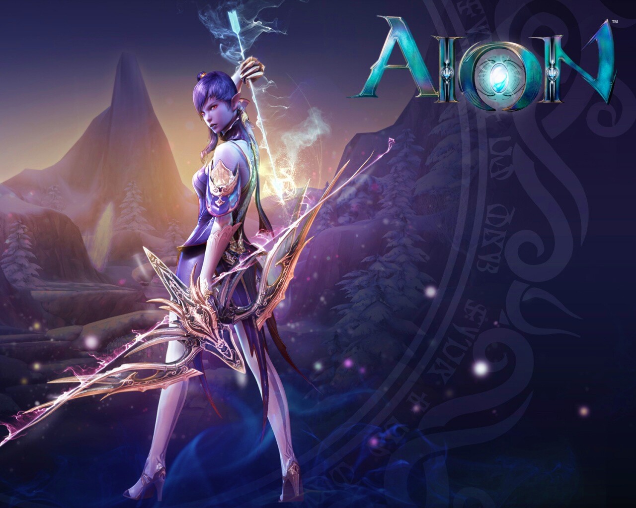 Эльфийка из Aion обои