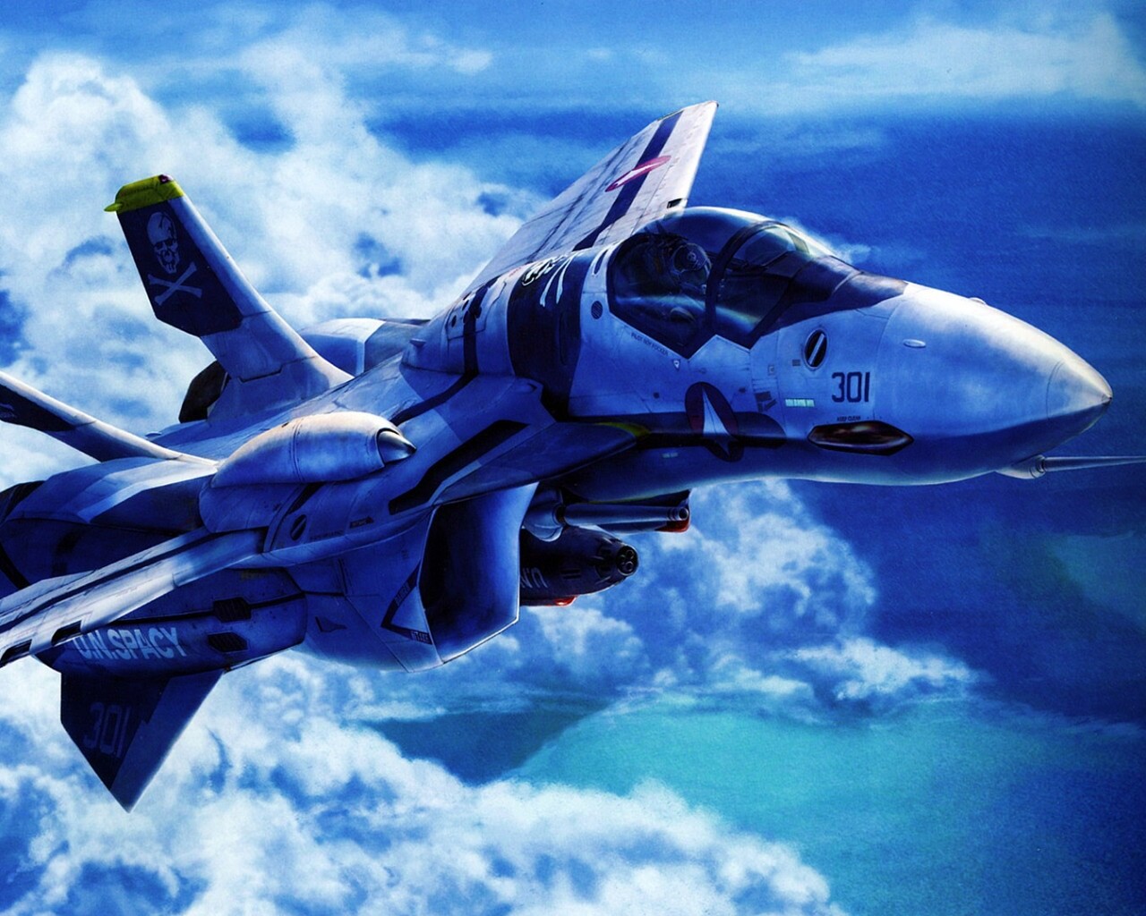 UN Spacy Fighter обои