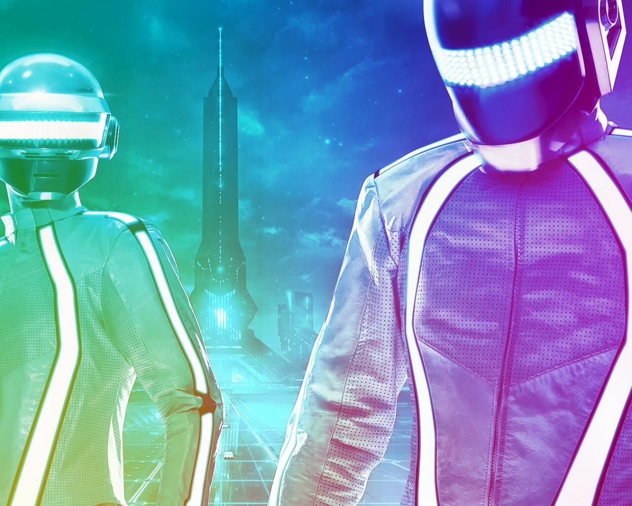 Daft Punk в фильме TRON обои