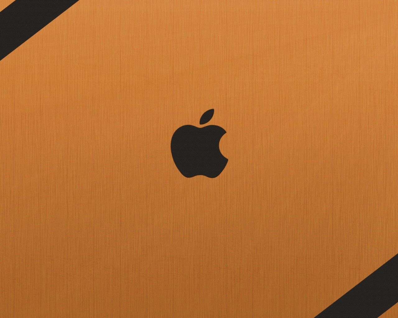Apple на деревянном покрытие обои