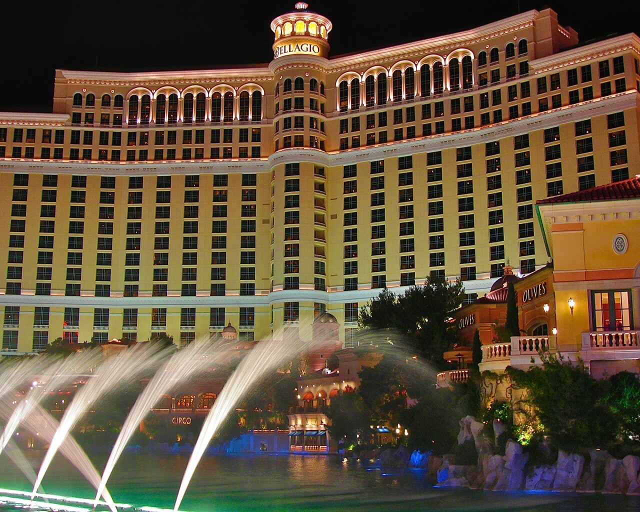 Казино Bellagio в Лас-Вегасе обои