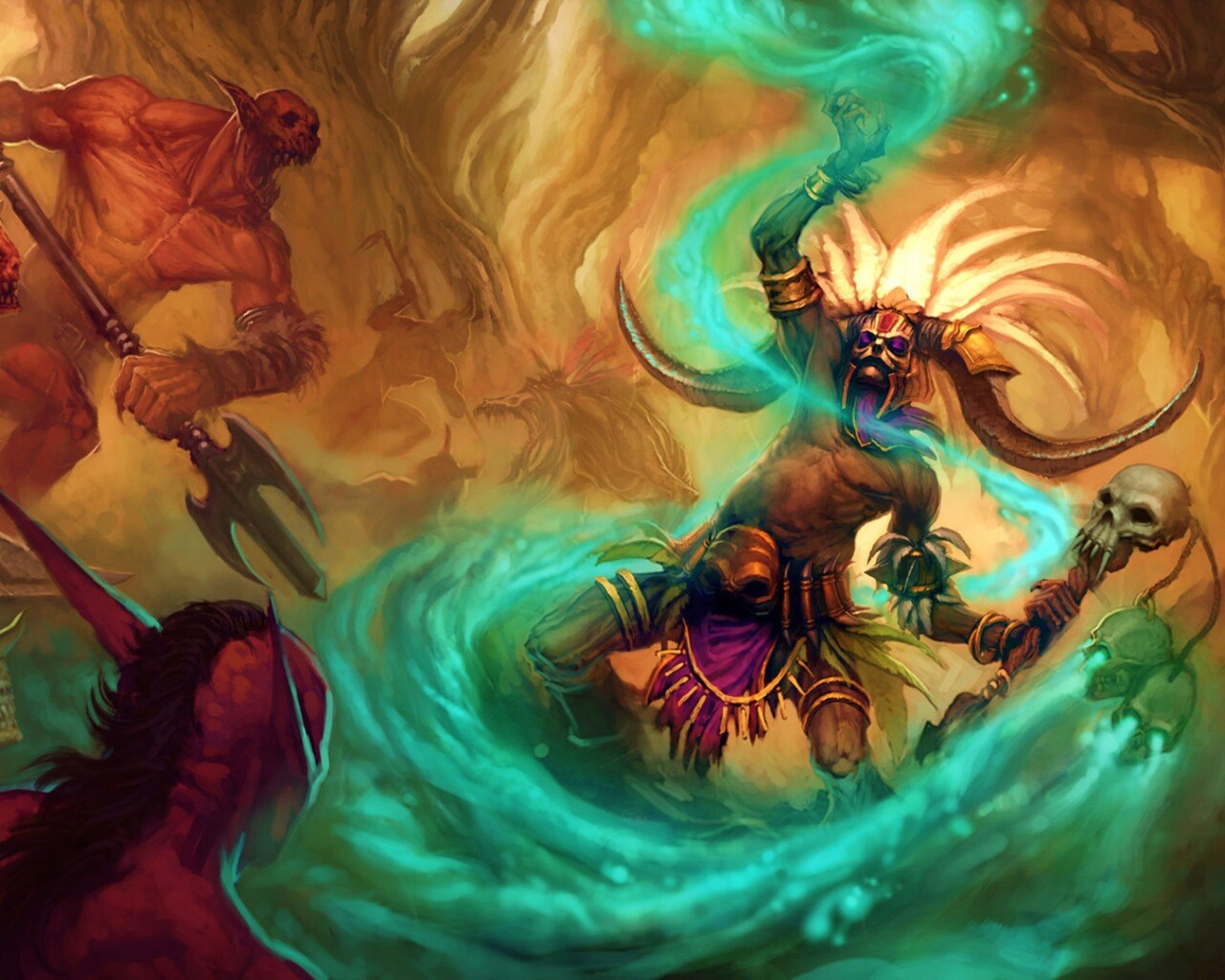 Шаман из Diablo 3 обои