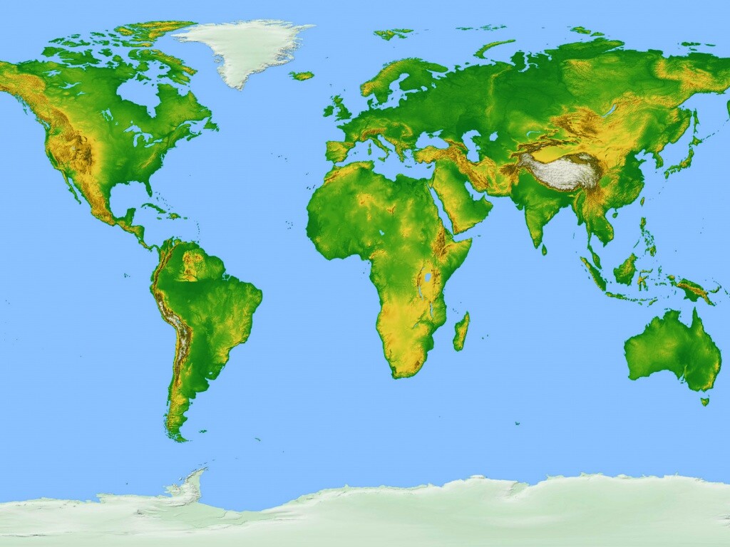 Карта мира обои
