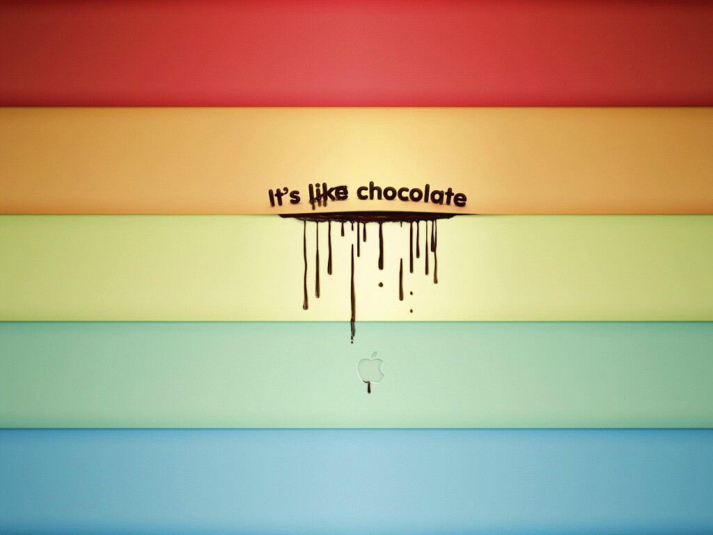 It"s not like chocolate обои