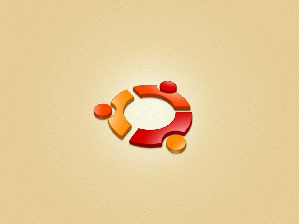 Официальный логотип Убунту обои