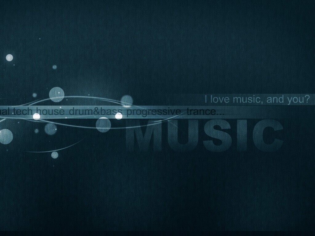 Я люблю музыку, а ты? обои