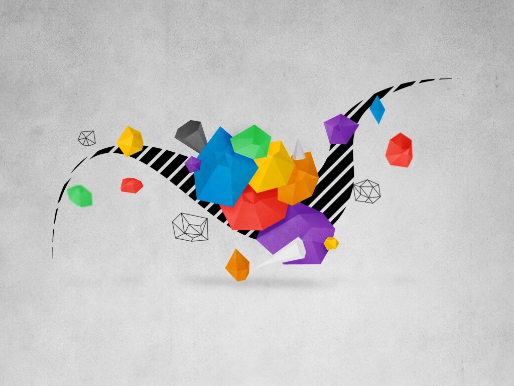 Полет абстрактной фантазии обои