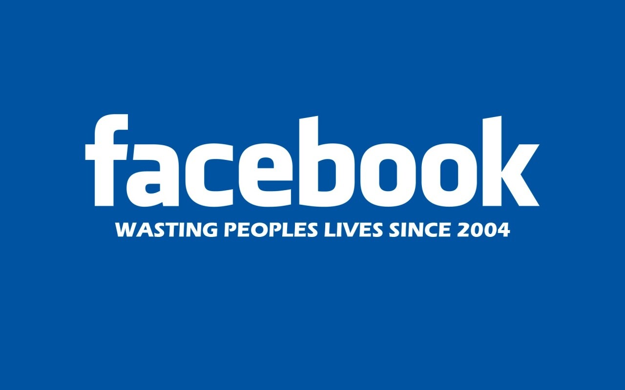 Facebook - жизнь на свалку обои