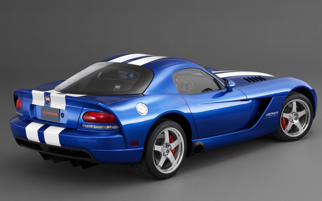 Синий Dodge Viper обои