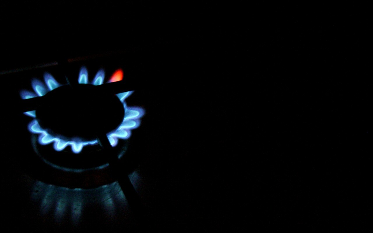 Огонь газовой горелки обои