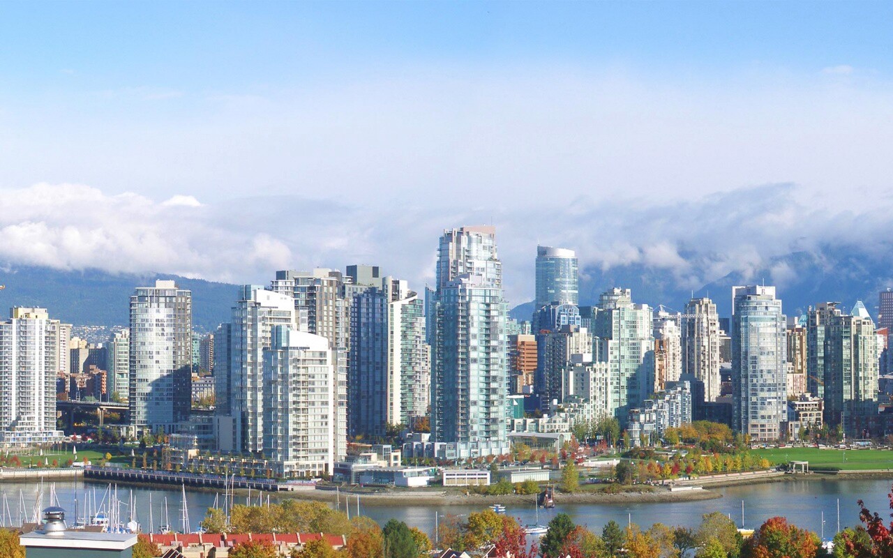 Панорама города обои