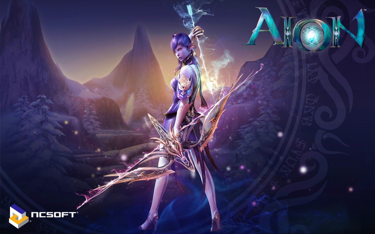 Эльфийка из Aion обои