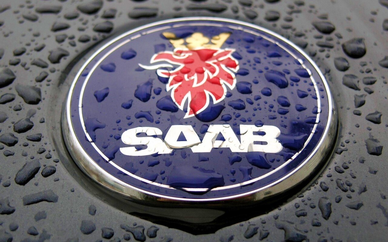 Логотип Saab обои