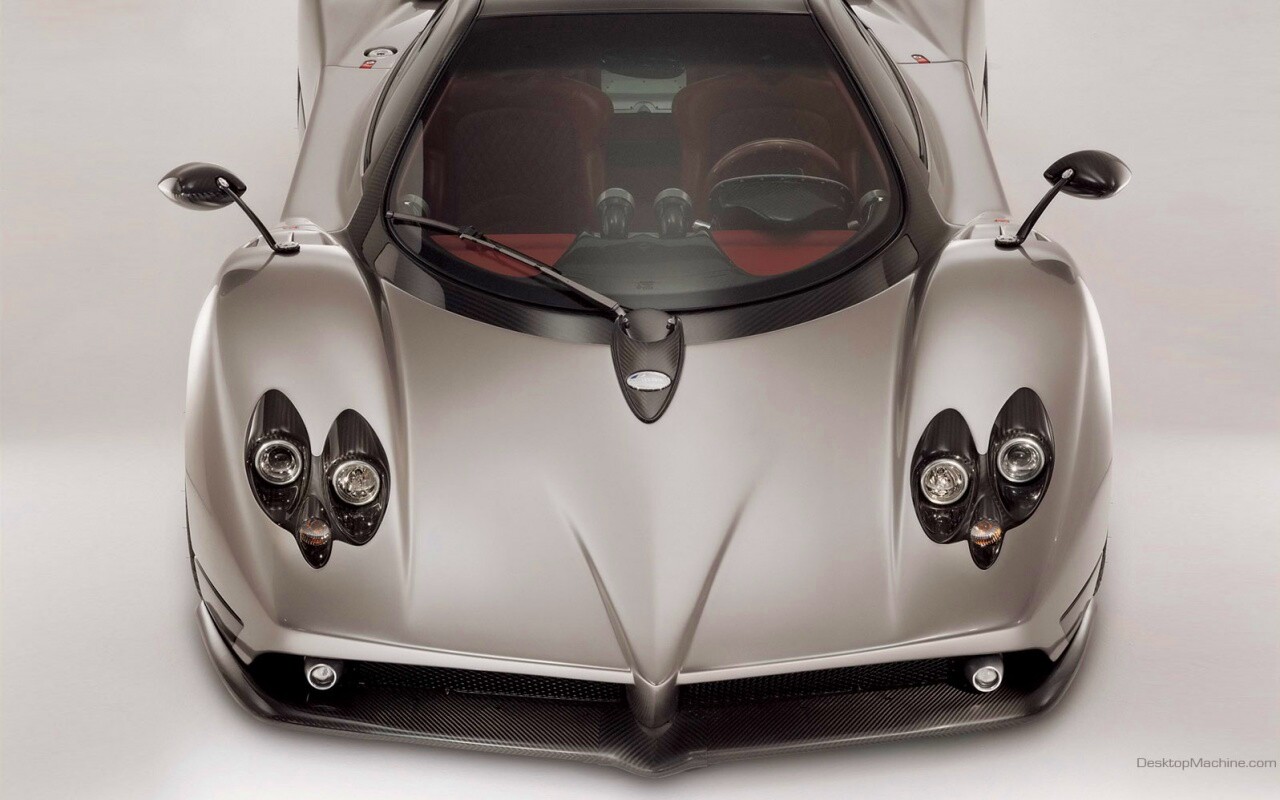 Pagani Zonda спереди обои