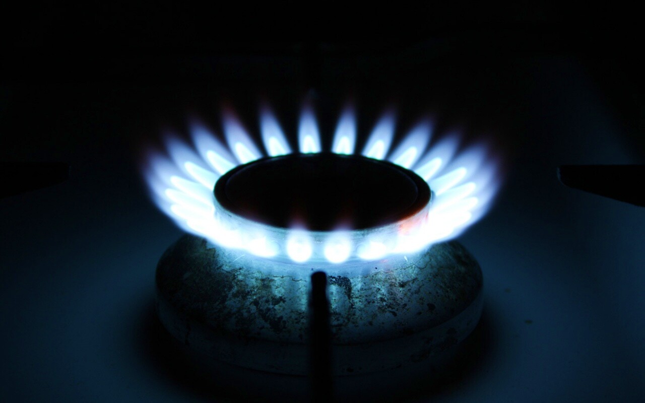 Огонь газовой конфорки обои