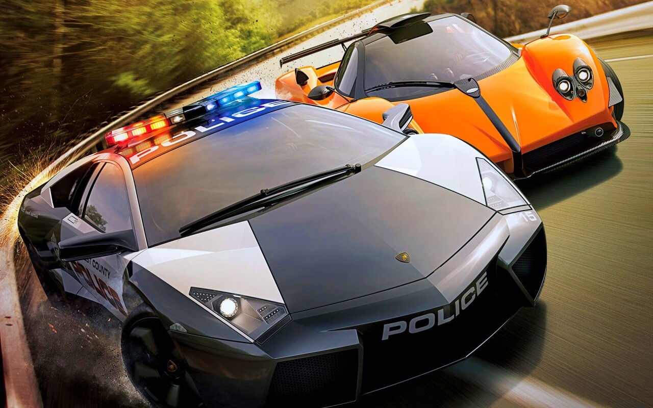 Полицейская погоня из Need For Speed обои