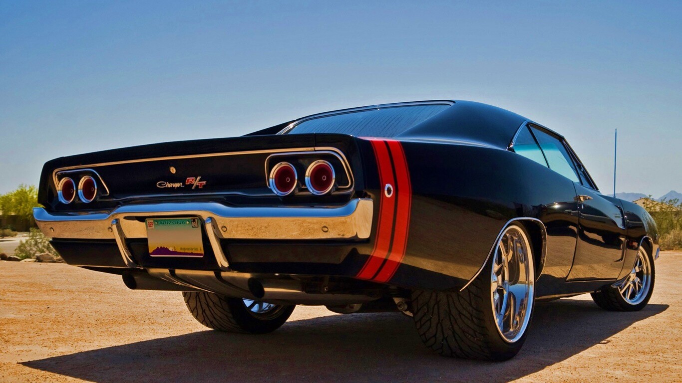 Зад Dodge Charger обои