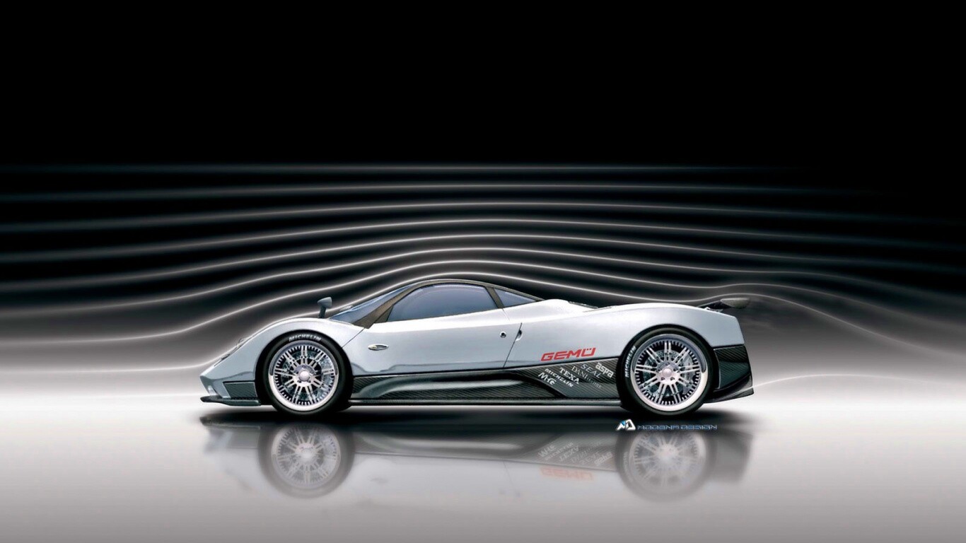 Аэродинамика Pagani Zonda обои