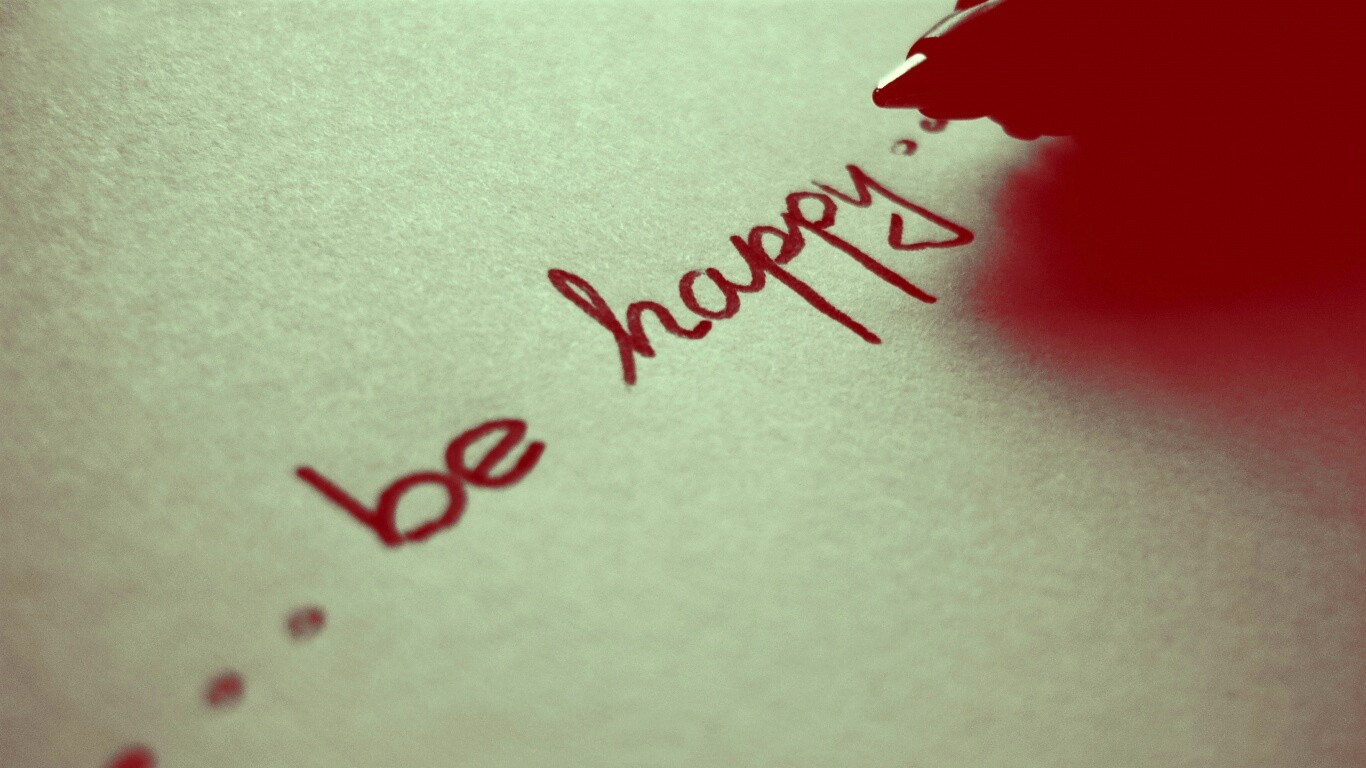 ... be happy ... обои