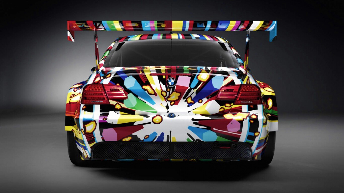 BMW  в сумасшедшем окрасе обои