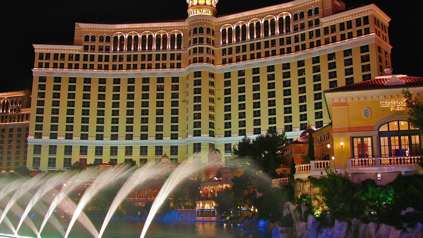 Казино Bellagio в Лас-Вегасе обои