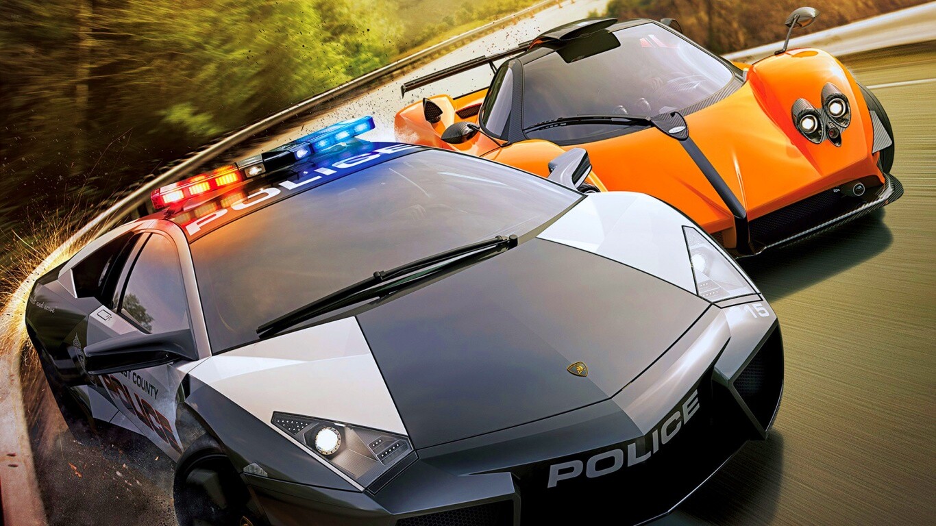 Полицейская погоня из Need For Speed обои