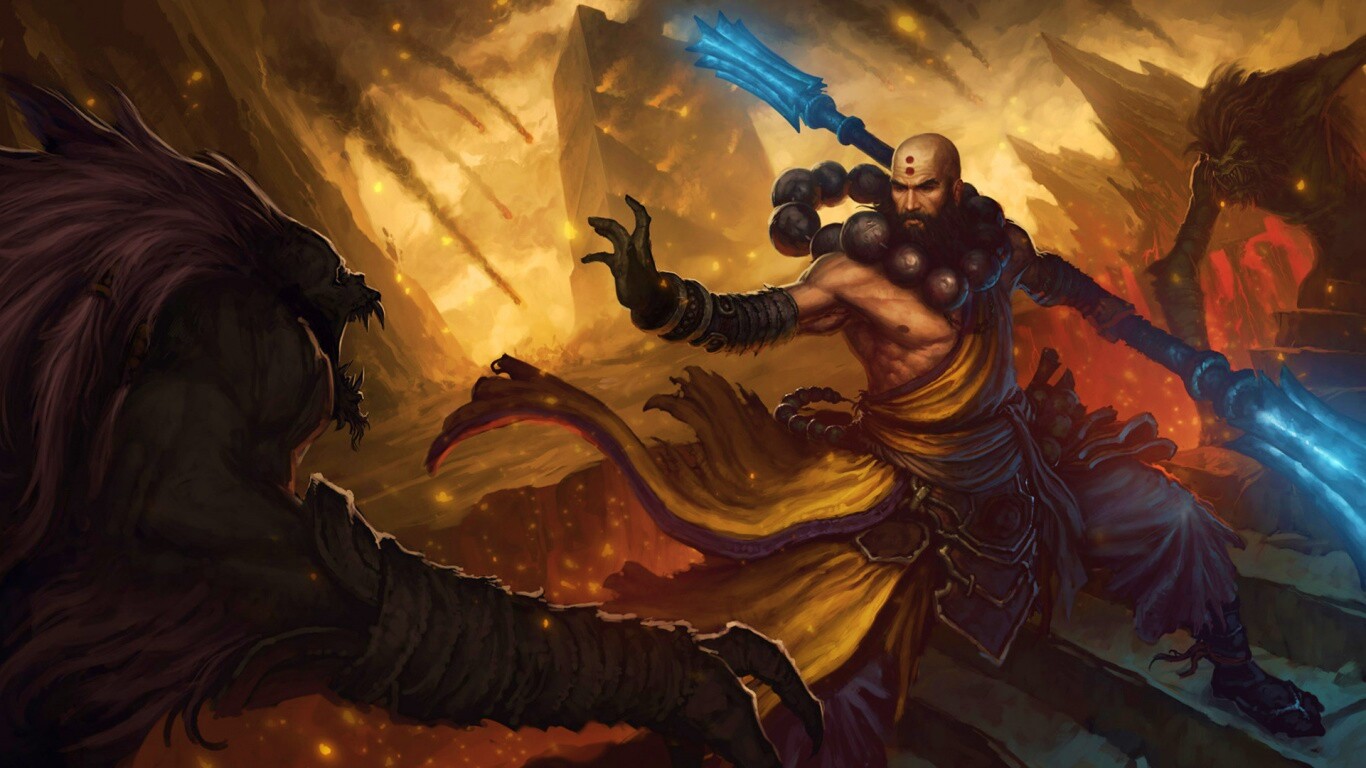 Монах из Diablo 3 обои