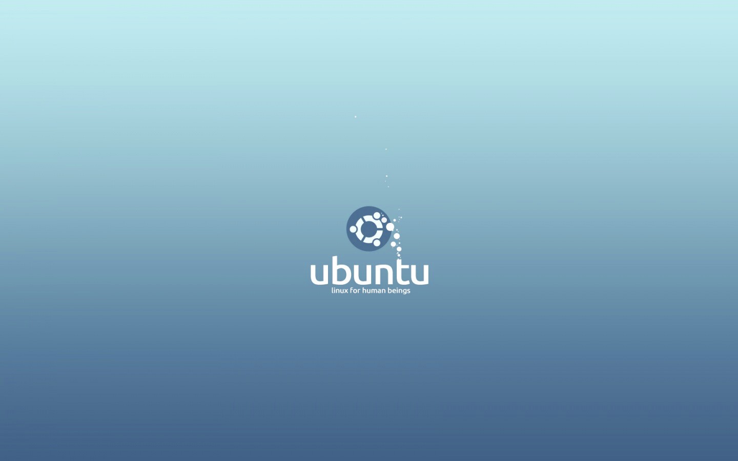 Логотип Ubuntu обои