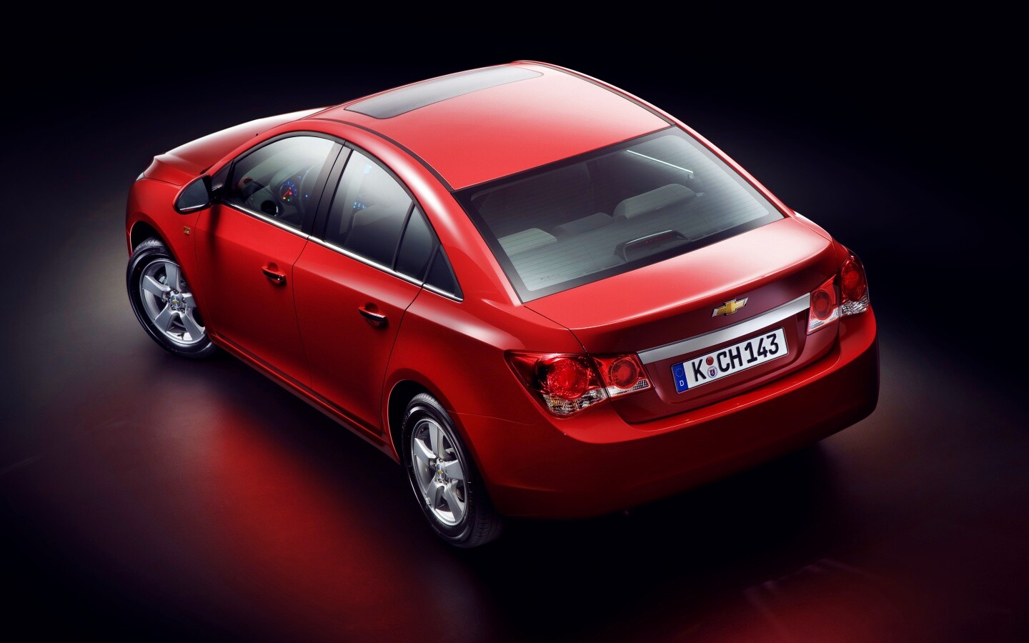 Шевроле Cruze красного цвета обои