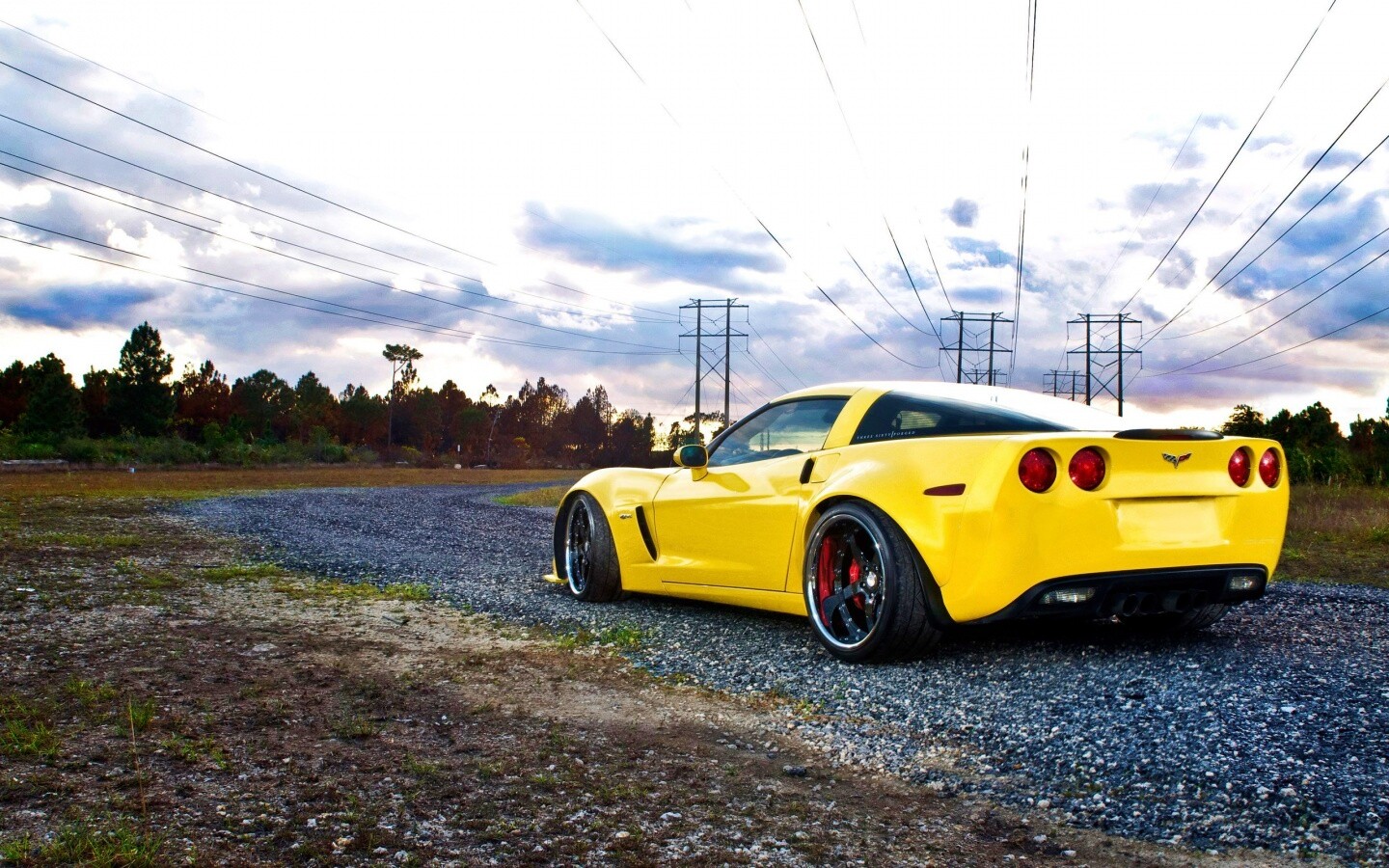 Chevrolet corvette обои