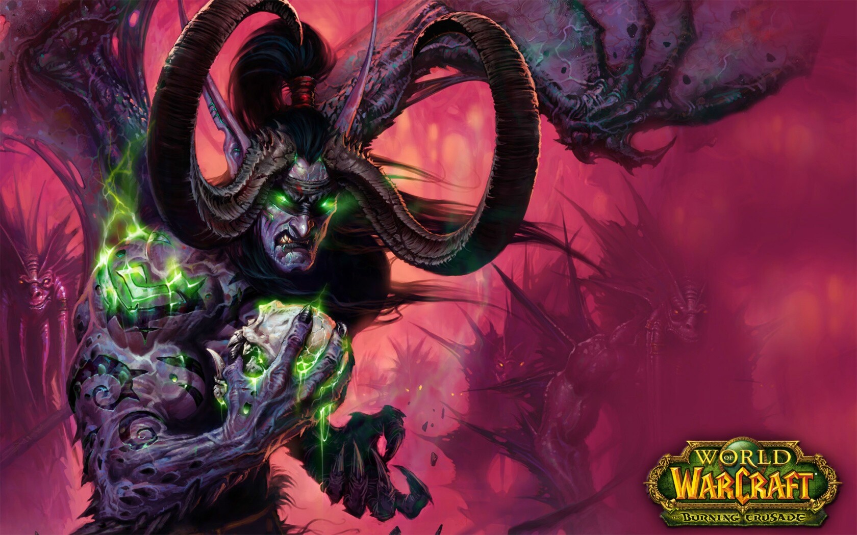 Иллидан из WoW BC обои