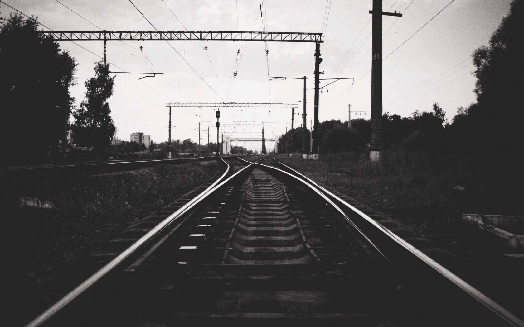 Железнодорожные пути обои
