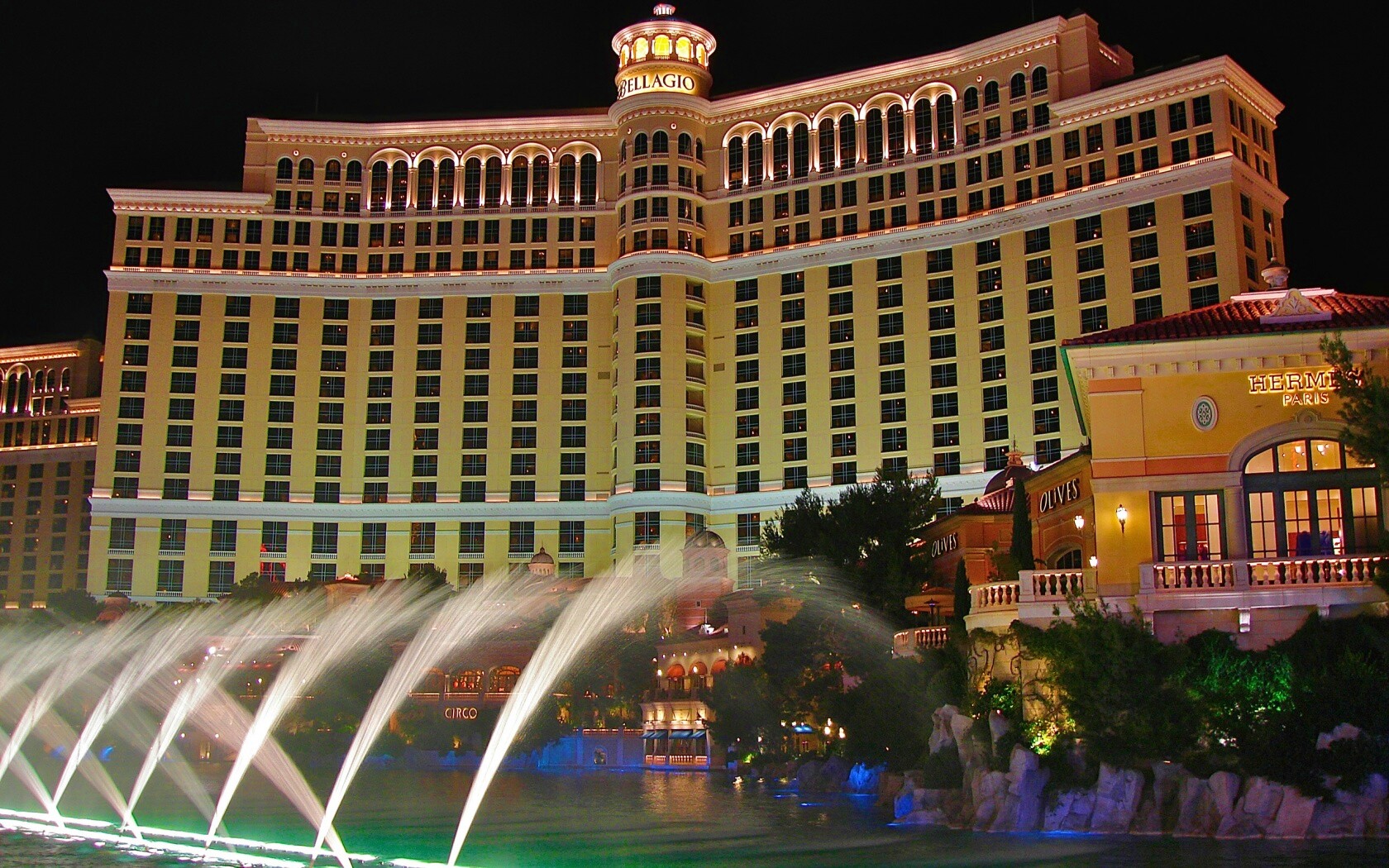 Казино Bellagio в Лас-Вегасе обои