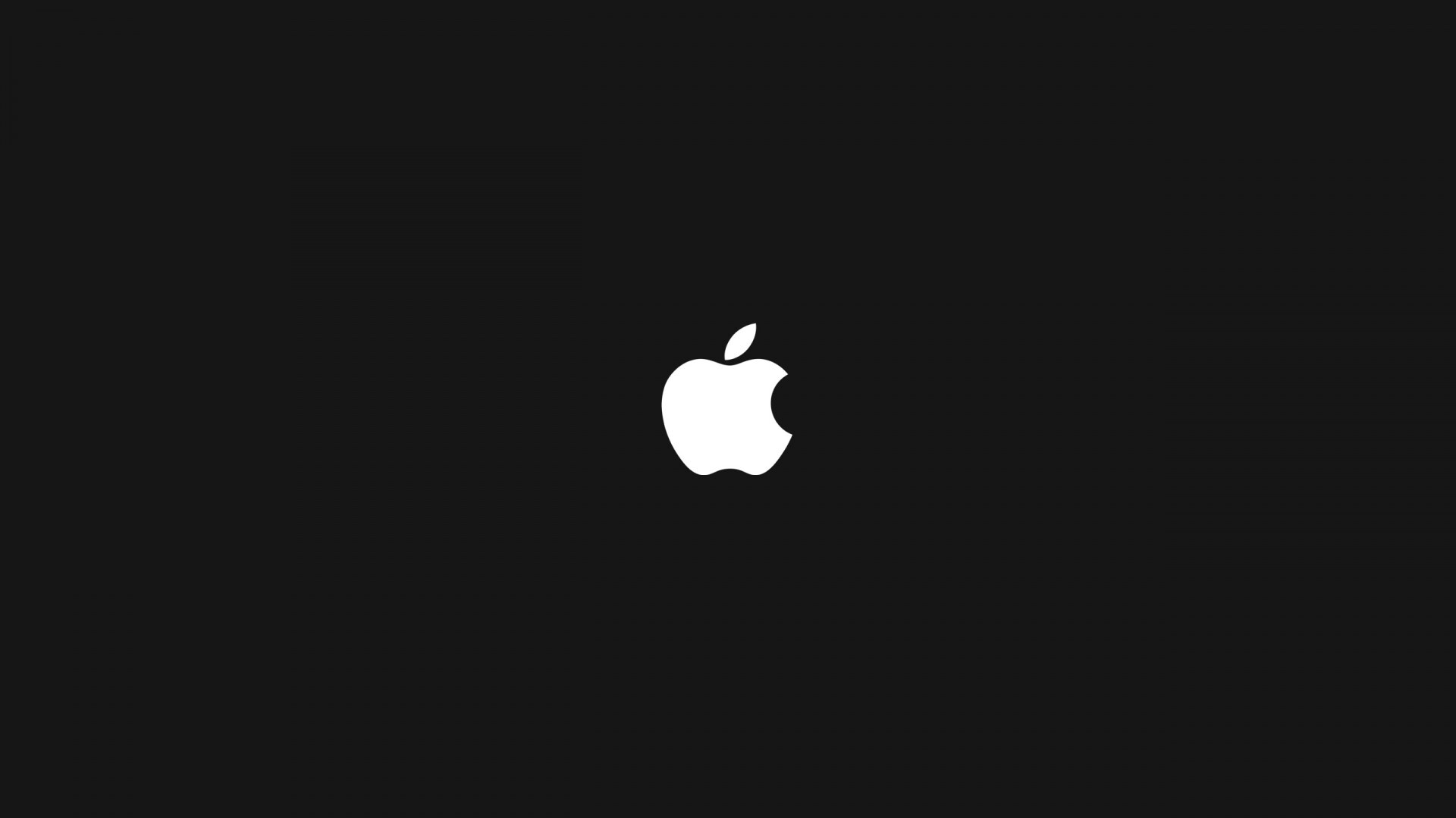 Логотип Apple на черном фоне обои