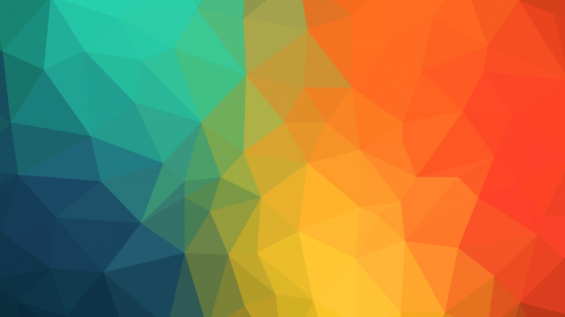 Фон с разноцветными треугольниками обои