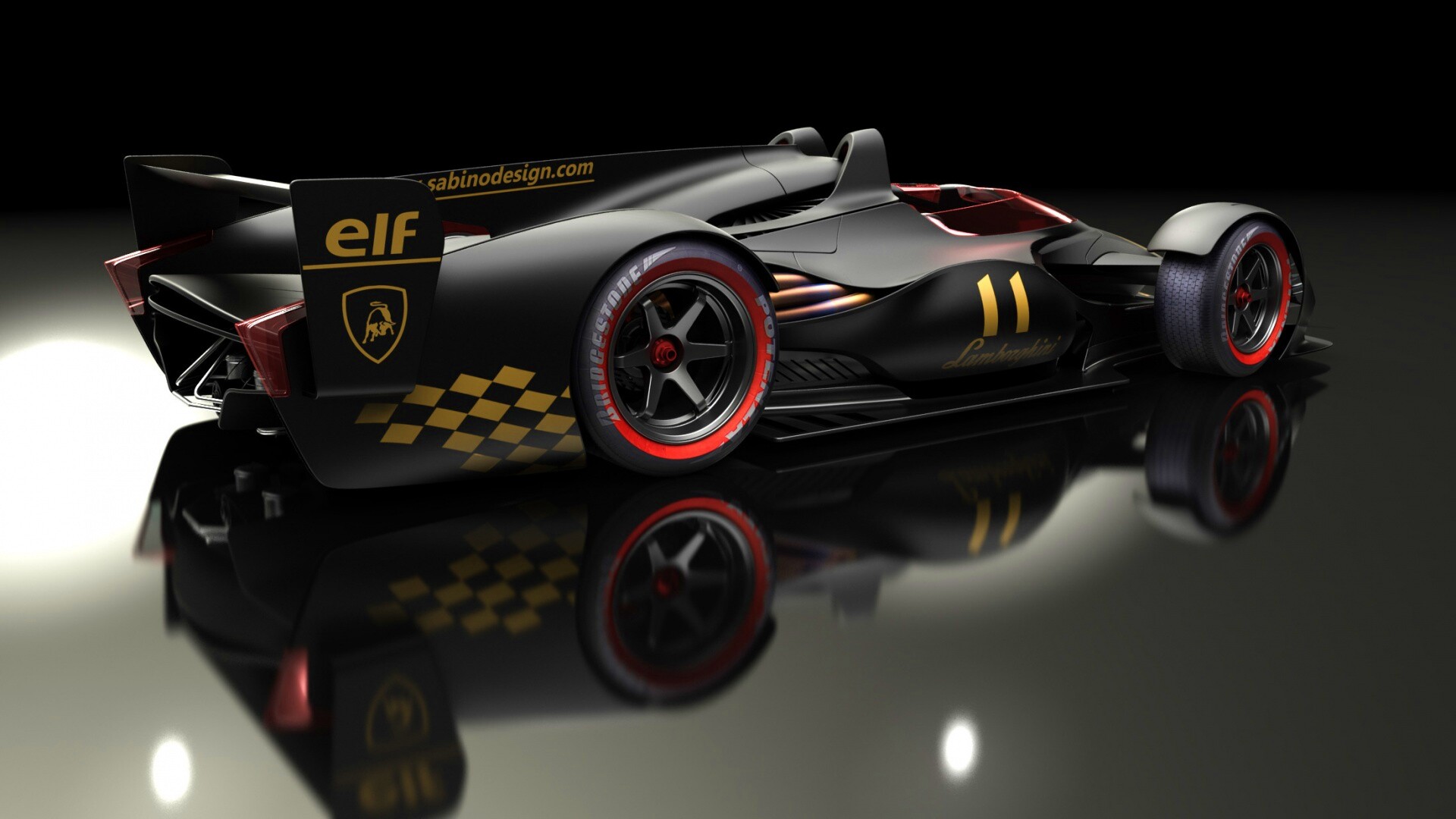 Болид Lamborghini обои