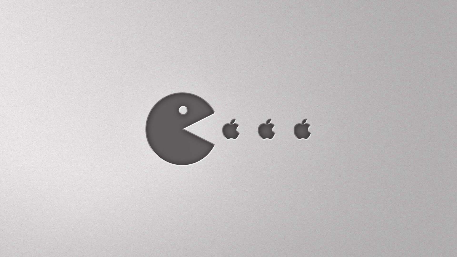Пэкмен против Apple обои