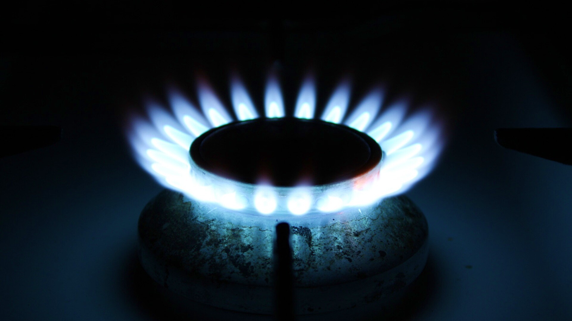 Огонь газовой конфорки обои