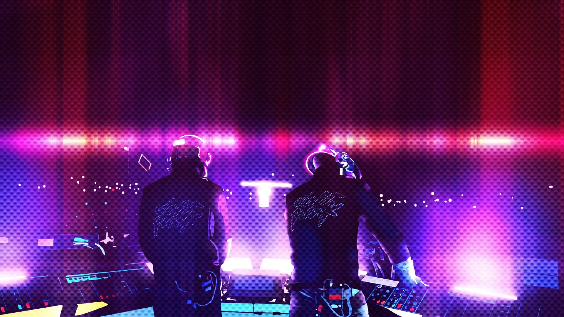 Концерт Daft Punk обои