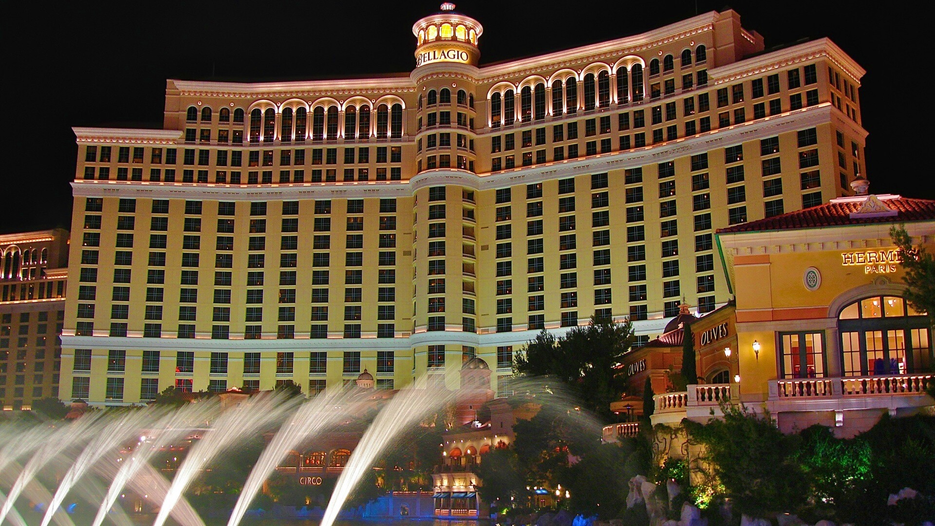 Казино Bellagio в Лас-Вегасе обои