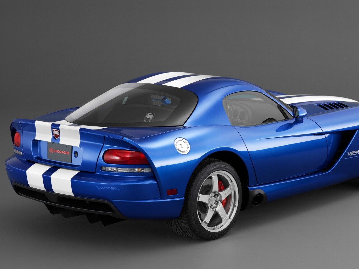 Синий Dodge Viper обои