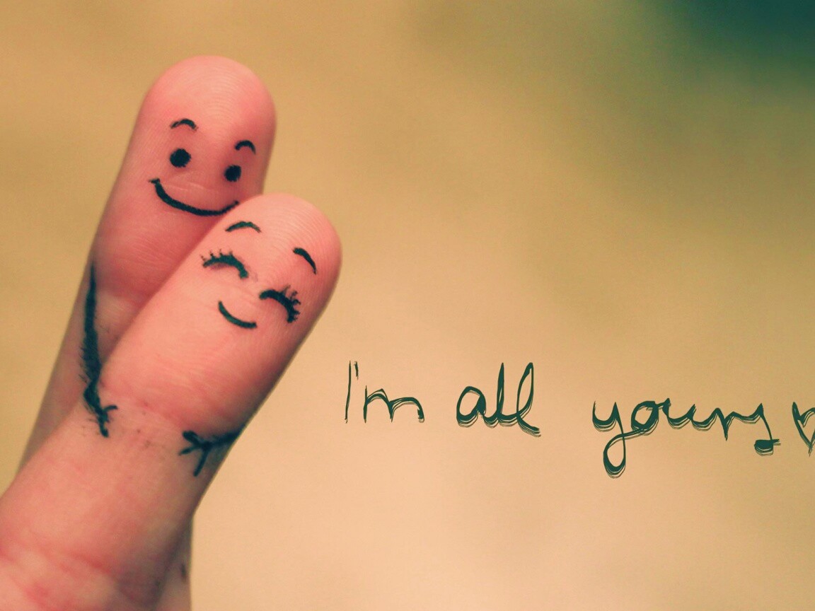 I"m all yours! обои