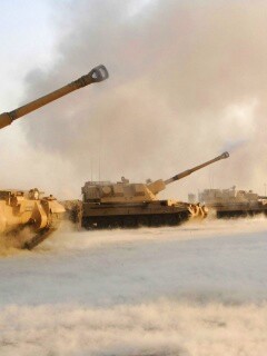 Британская самоходная артиллериская установка обои