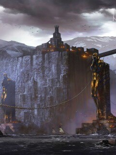 Концепт арт из Dragon Age 2 обои