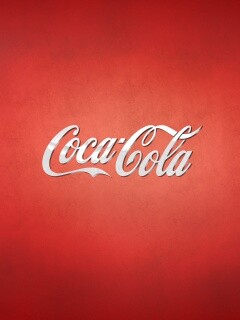 Красный логотип Coca-Cola обои