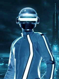 Daft Punk на съемках фильма TRON обои